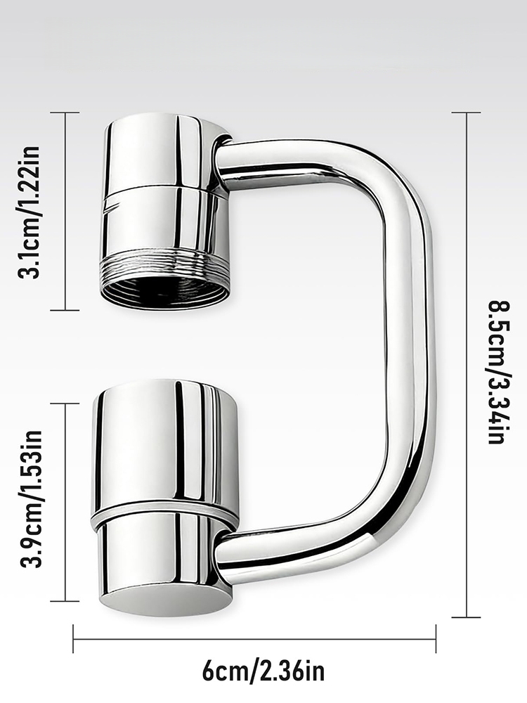 PJ2603C01 1080° Rotating Faucet Brass Extender 
