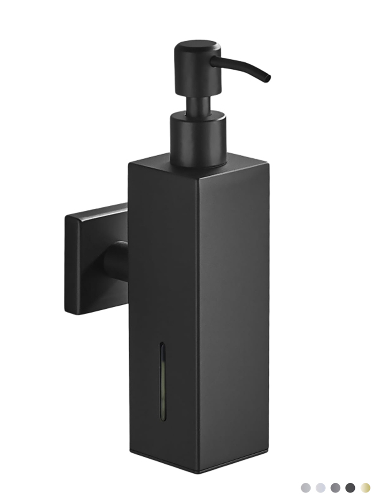 ZYQ2601B01 Stainless Steel Liquid Soap Dispenser with Visible Window