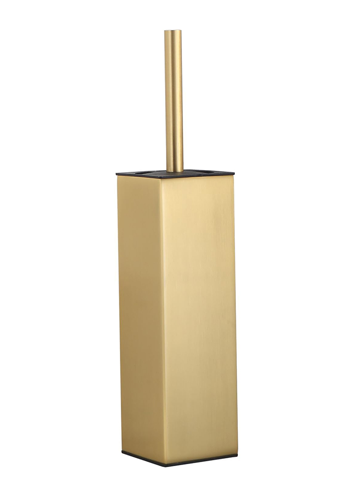 MTS2603B01 Square Free-Standing Stainless Steel Toilet Brush Holder with Lid
