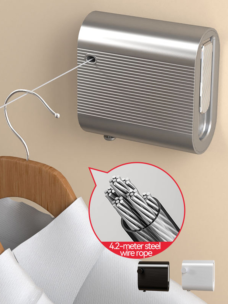LYS2611DC01 Sag-Resistant Retractable Clothesline with Locking System