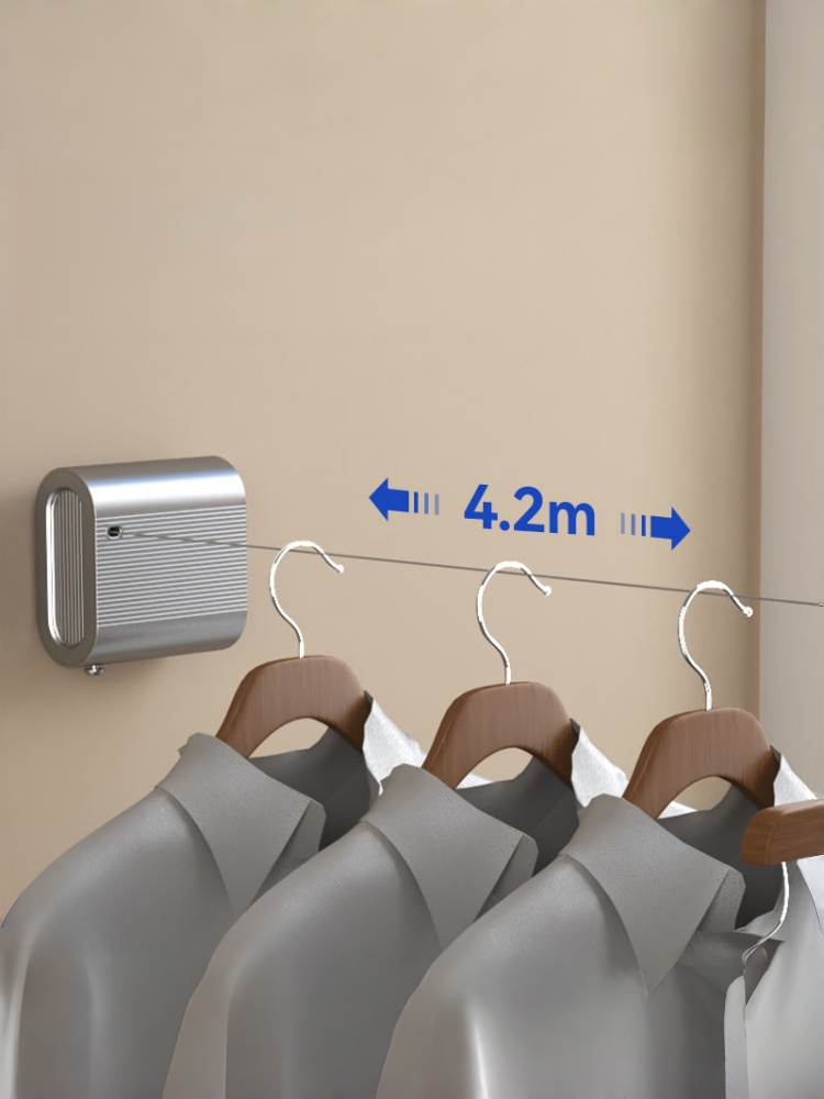 LYS2611DC01 Sag-Resistant Retractable Clothesline with Locking System