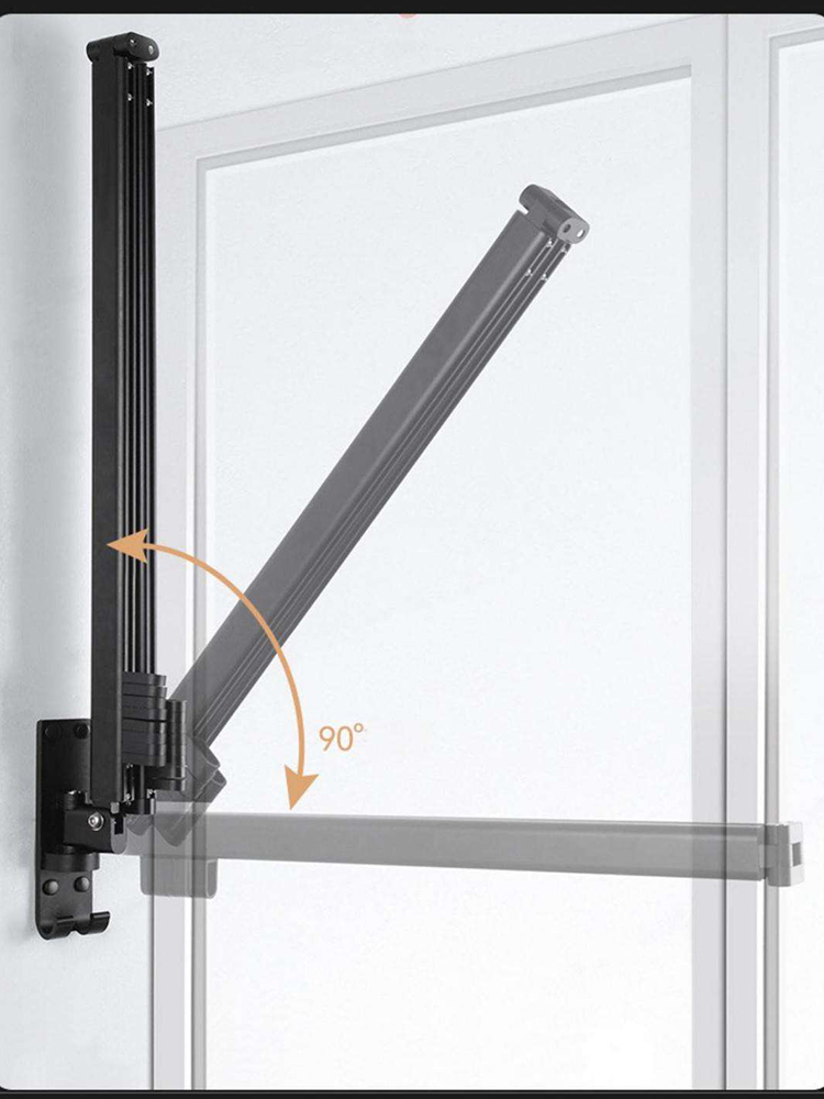 LYS2613B01 Wall-Mounted Fold-up Clothes Rack