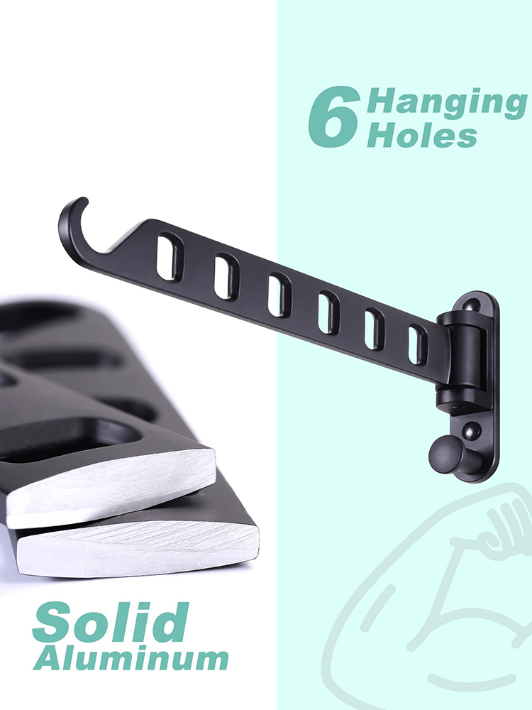 LYS2618B01 Wall Mounted Foldable Clothes Drying Rack 