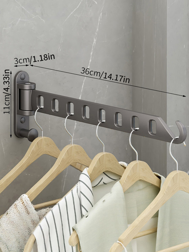 LYS2619G01 Wall Mounted Foldable Clothes Drying Rack 