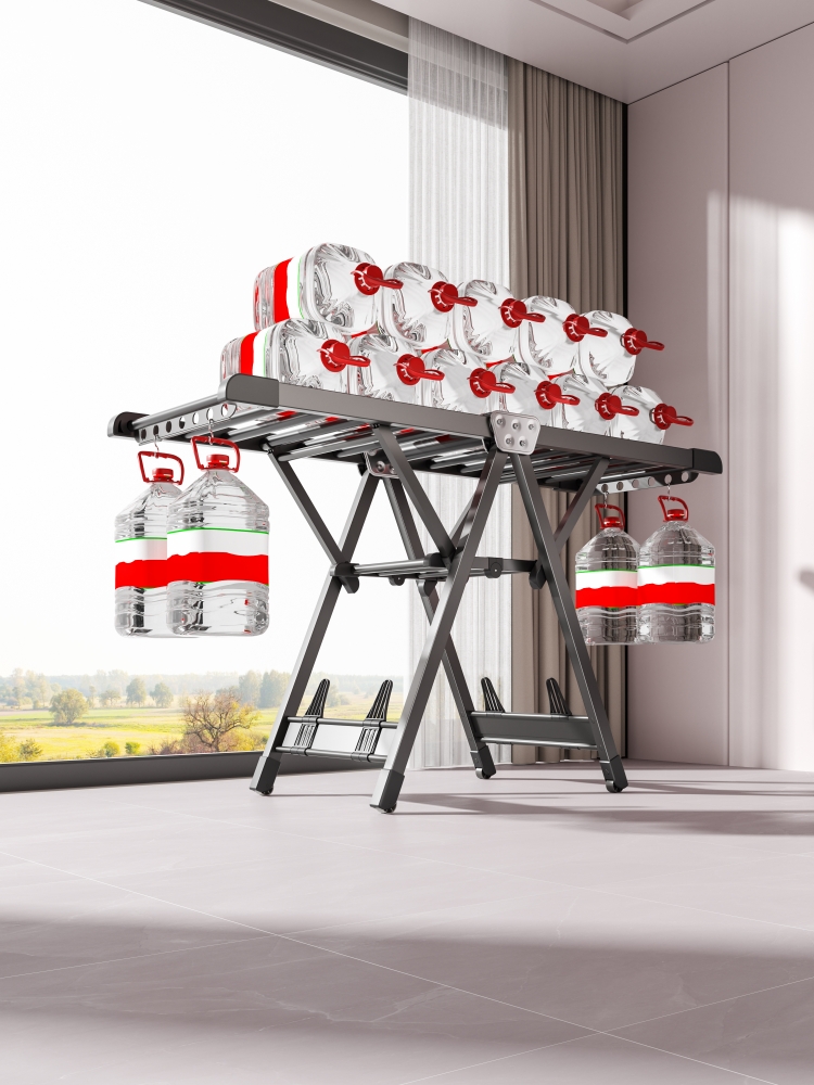 LYS2626G01 3-Tier Clothes Drying Rack with Wheels & Shoe Rack