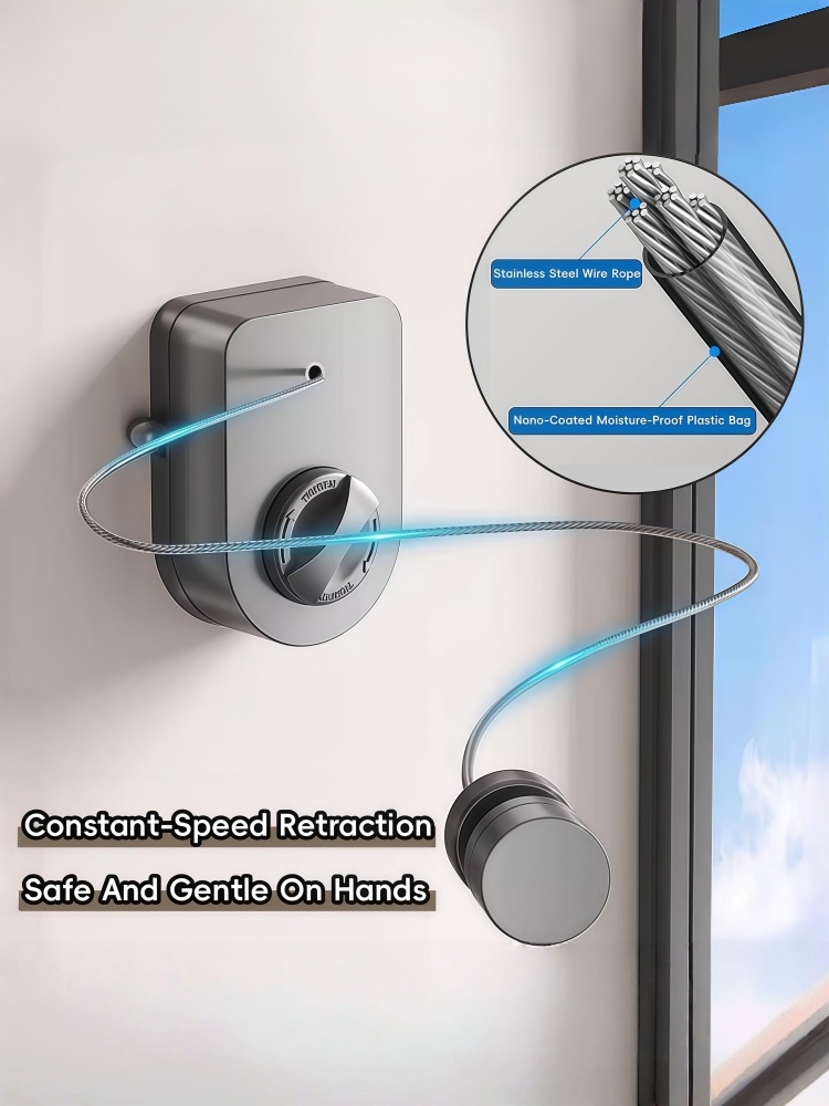 LYS2629G01 Non-Sagging Retractable Clothesline 