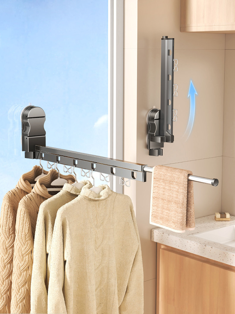 LYS2632G01 Clothes Drying Rack with Suction Cup