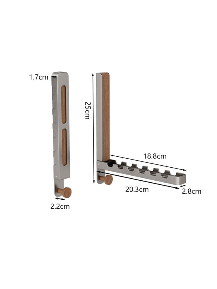 LYS2638G01 Over The Door Portable Folding Travel Coat Rack