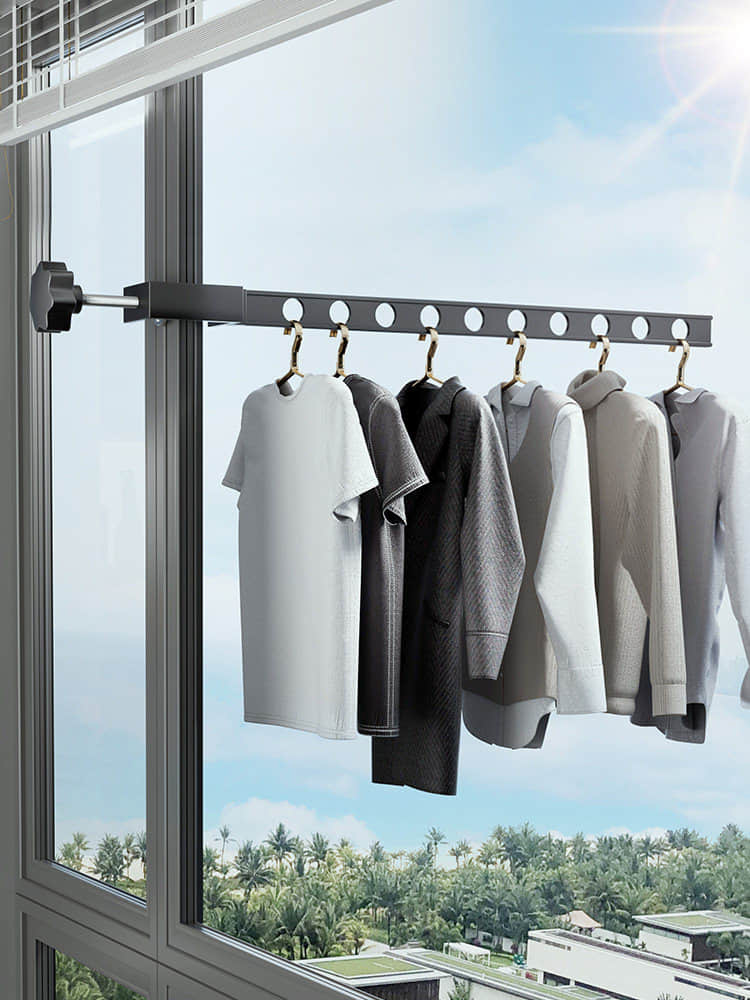 LYS2641B01 Foldable Laundry Drying Rack Collapsible with Clamp Design