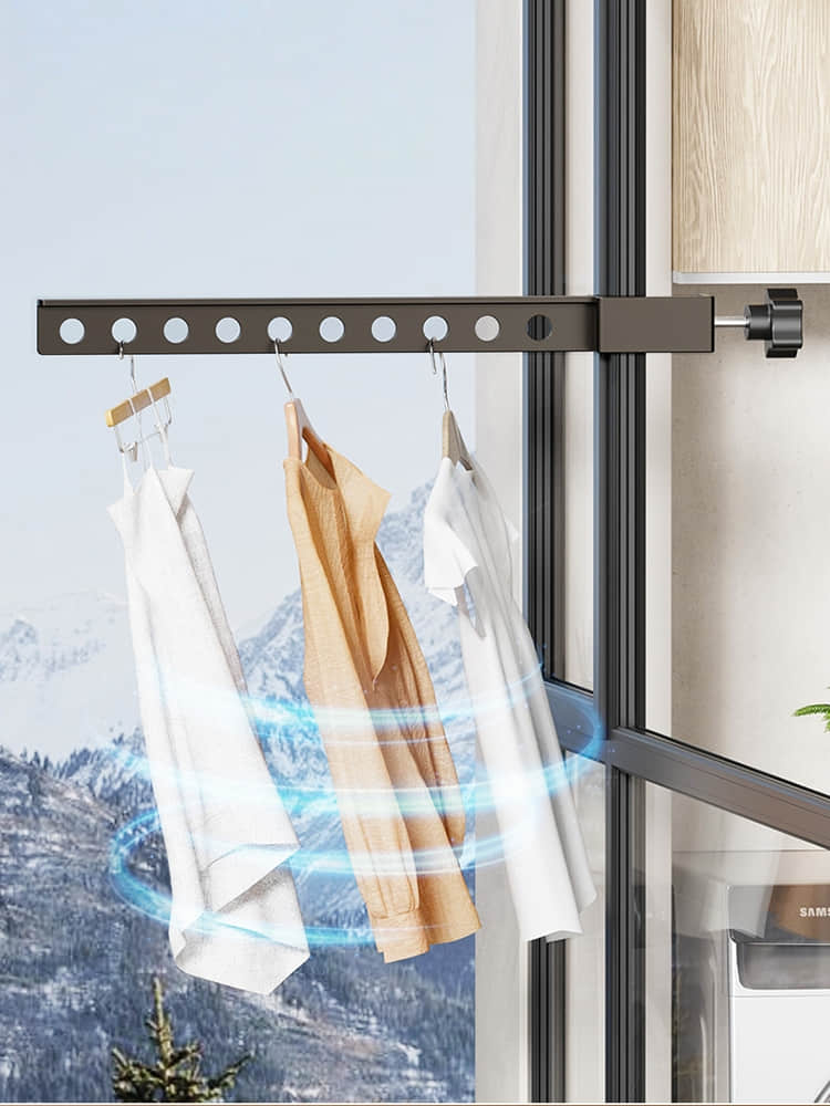 LYS2641B01 Foldable Laundry Drying Rack Collapsible with Clamp Design
