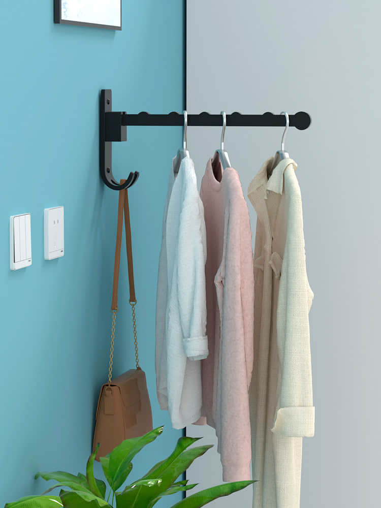 LYS2642B01 Wall-Mounted Folding Clothes Drying Rack