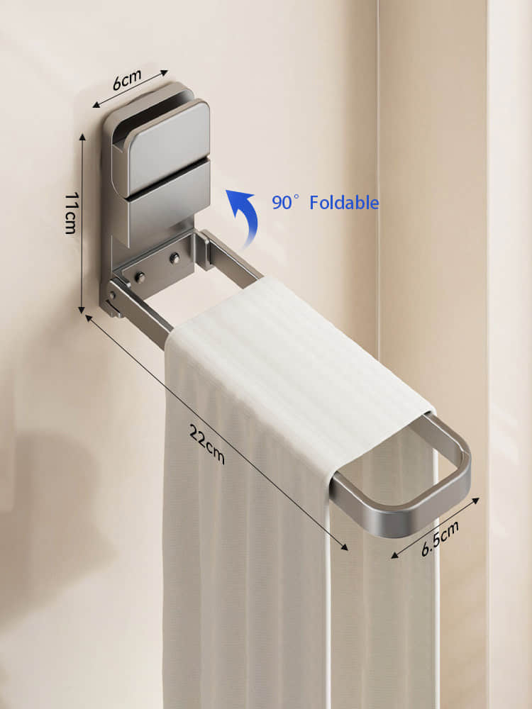 YSZWJ2606G01 Powerful Vacuum Suction Cup Towel Ring Shower Washcloth Hand Towel