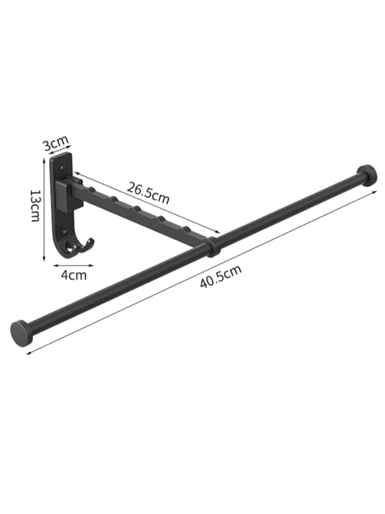 LYS2648B01 Wall Mounted Sliding Clothes Rack for Small Spaces