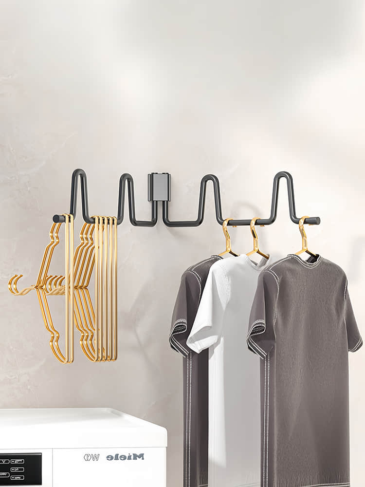 LYS2652G01 Wall Mounted Foldable Shoe Rack – 180° Rotating Space Saver