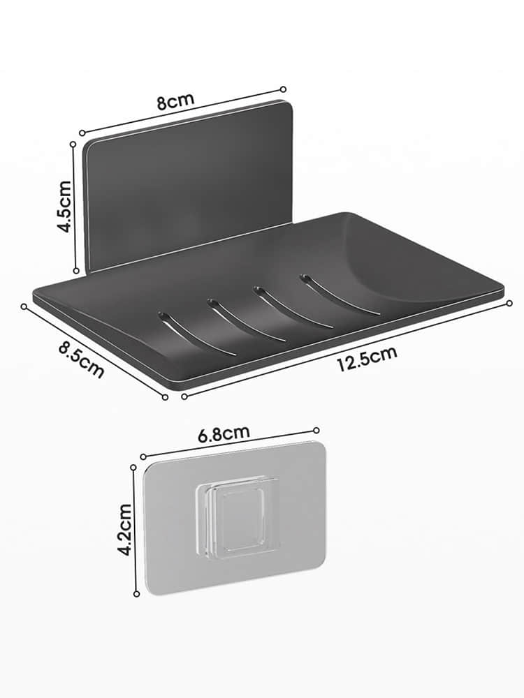 YSZWJ2607G01 Non-Drill Bathroom Soap Holder Draining Soap Storage Shelf