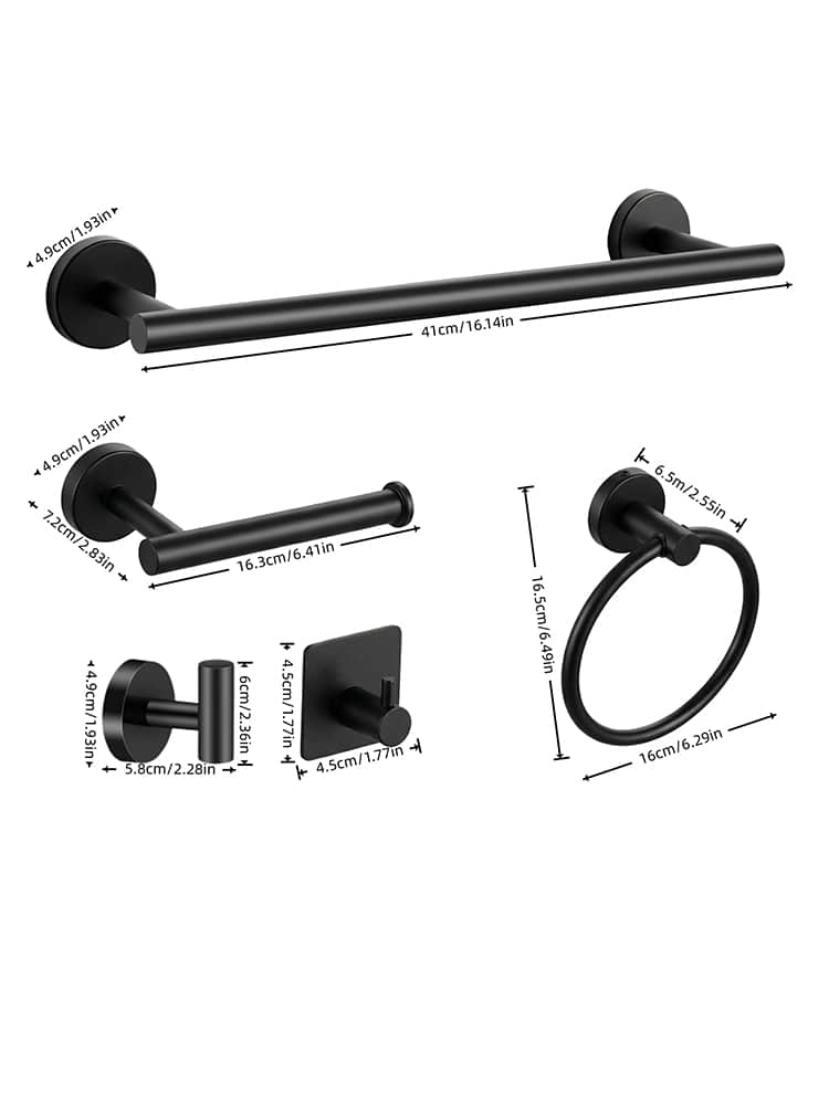  YSZWJ2608B01 10PCS Bathroom Hardware Set